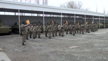 Raket və artilleriya bölmələri təyin edilmiş marşrutlarla hərəkət edir - VİDEO