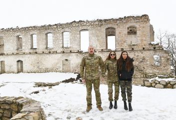 President Ilham Aliyev and first lady Mehriban Aliyeva visited Fuzuli and Khojavand districts - UPDATED