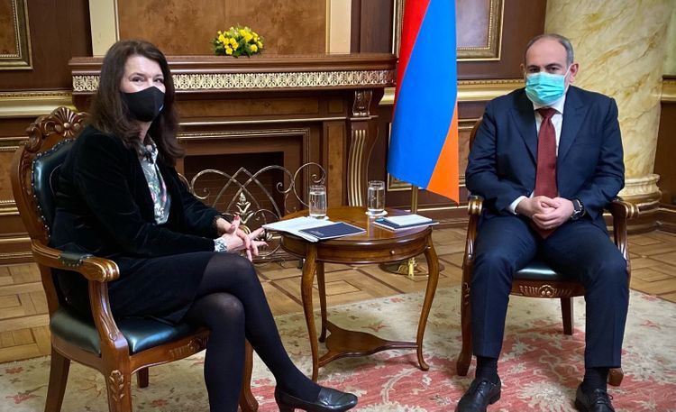 Председатель ОБСЕ встретилась с Пашиняном 