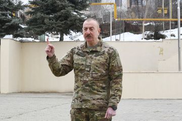 Prezident İlham Əliyev və birinci xanım Mehriban Əliyeva Füzuli və Xocavənd rayonlarında olublar