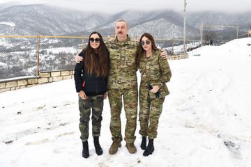 Prezident İlham Əliyev və birinci xanım Mehriban Əliyeva Füzuli və Xocavənd rayonlarında olublar