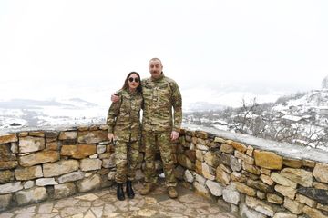 Prezident İlham Əliyev və birinci xanım Mehriban Əliyeva Füzuli və Xocavənd rayonlarında olublar