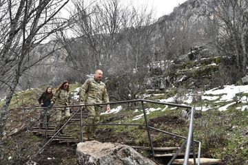 Prezident İlham Əliyev və birinci xanım Mehriban Əliyeva Füzuli və Xocavənd rayonlarında olublar