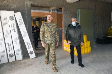 Prezident İlham Əliyev və birinci xanım Mehriban Əliyeva Şuşa şəhərində olublar - FOTO