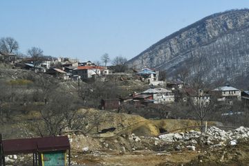 Prezident İlham Əliyev və birinci xanım Mehriban Əliyeva Şuşa şəhərində olublar - FOTO