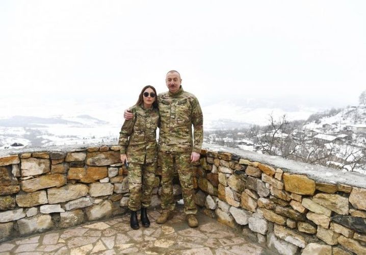 First Vice-President Mehriban Aliyeva shared footages from Shusha visit on her official Instagram account - VIDEO