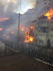 Türkiyədə bütöv bir kəndi əhatə edən yanğın söndürülüb - FOTO - VİDEO - YENİLƏNİB-1