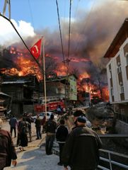Türkiyədə bütöv bir kəndi əhatə edən yanğın söndürülüb - FOTO - VİDEO - YENİLƏNİB-1