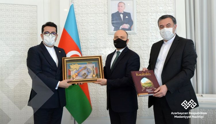 Azerbaijani Minister of Culture meets with Iranian ambassador