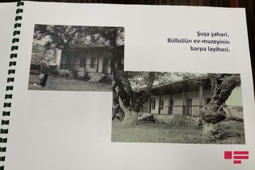 Bülbülün Şuşadakı ev muzeyinin bərpası ilə bağlı layihə hazırdır - ESKİZLƏR