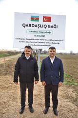 Türkiyəli nazir işğaldan azad edilmiş ərazilərdə olub