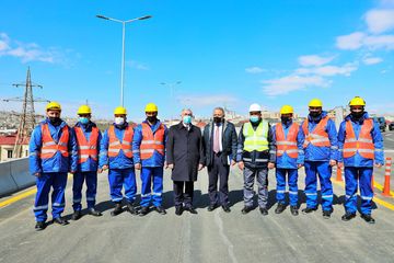 Sulutəpə dairəsində yeni yol qovşağı istifadəyə verilib
