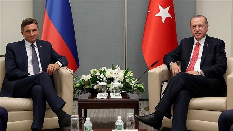 Turkish, Slovenian leaders discuss bilateral ties
