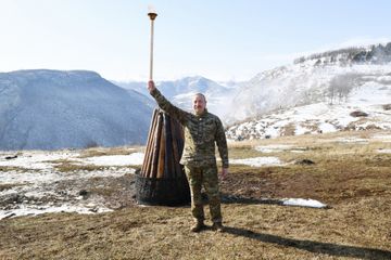 President of Azerbaijan Ilham Aliyev addressed nation on Novruz Holidayfrom Shusha - VIDEO