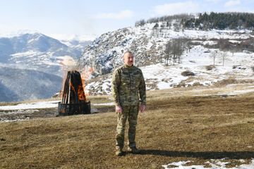 President of Azerbaijan Ilham Aliyev addressed nation on Novruz Holidayfrom Shusha - VIDEO