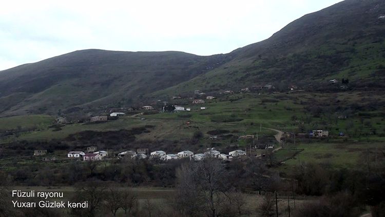 Füzulinin Yuxarı Güzlək kəndi - VİDEO