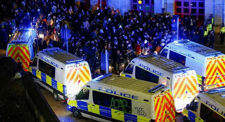 UK PM Johnson says protests in Bristol were "unacceptable"