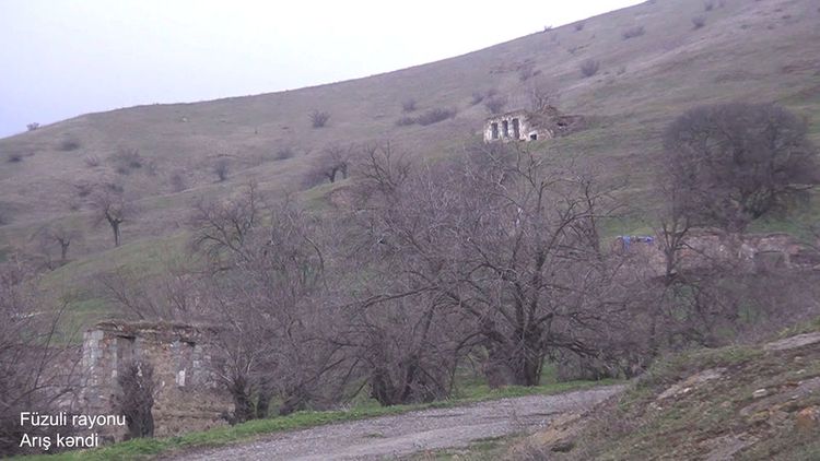 Füzuli rayonunun Arış kəndi  - VİDEO