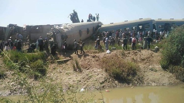 At least 32 dead, 66 injured in train collision in Egypt