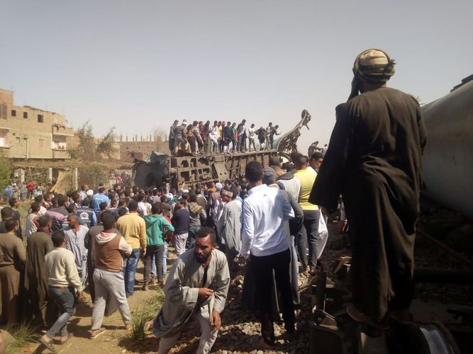Injures scores 108 in Egypt train collision - ministry