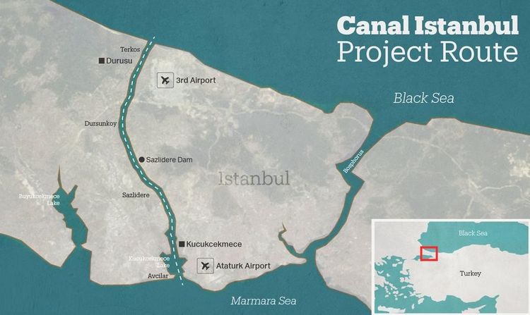 Turkey approves development plans for Istanbul canal