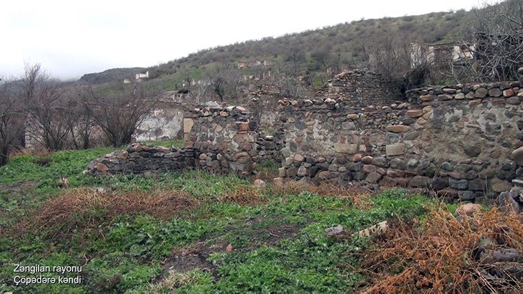 Azerbaijani MoD releases video footage of the Chopadara village of the Zangilan region - VIDEO