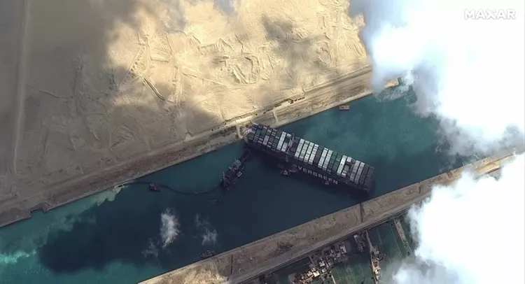 Giant cargo ship ever given refloated in Suez Canal