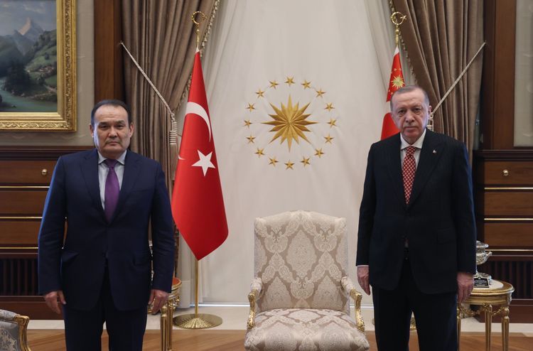 Erdogan receives Secretary General of Turkish Council