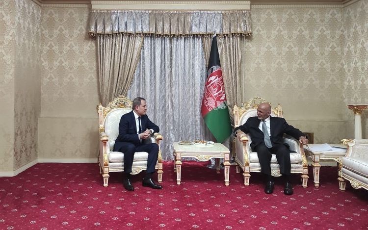 Azerbaijani FM meets with Afghan President 