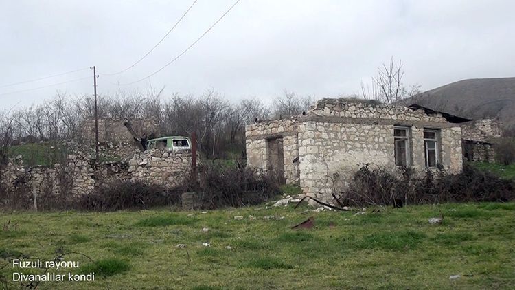 Azerbaijani MoD releases video footage of the Divanaliliar village of the Fuzuli region - VIDEO