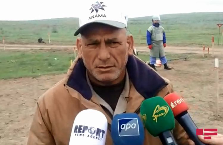 ANAMA rəsmisi: "İndiyə qədər 3 milyon 600 min kv/m-dən çox ərazi minalardan təmizlənib" - VİDEO
