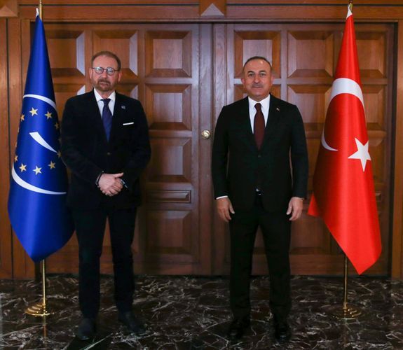 Turkish FM meets with President of PACE