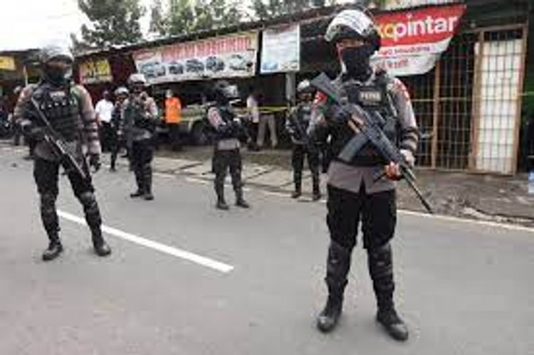 Gunshots heard at Indonesian police headquarters