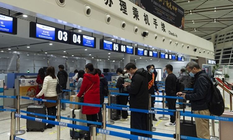 Wuhan airport sees record in passenger numbers since epidemic