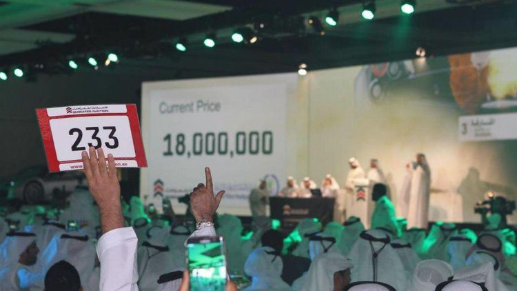 В Дубае автомобильный номер продали более чем за 10 млн долларов