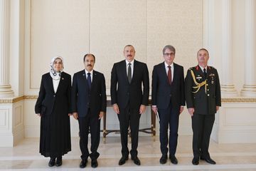 Prezident İlham Əliyev Türkiyənin yeni səfirinin etimadnaməsini qəbul edib  - YENİLƏNİB