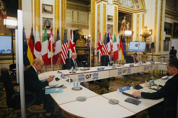 Meeting of G7 foreign ministers being held in London
