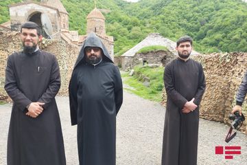 Pasxa bayramı münasibətilə Xudavəng məbədində dini ayin icra olunub - FOTO