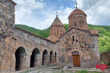 Pasxa bayramı münasibətilə Xudavəng məbədində dini ayin icra olunub - FOTO