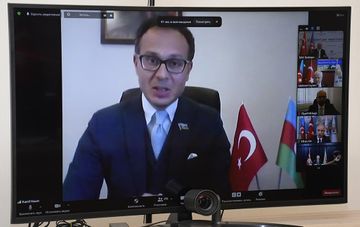 Yeni Azərbaycan Partiyası ilə Türkiyənin Ədalət və İnkişaf Partiyasının birgə videokonfransı keçirilib - FOTO