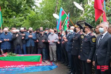 Vətən müharibəsində şəhid olan hərbçi Mingəçevirdə dəfn olunub - YENİLƏNİB - FOTO