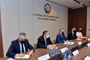 Bakıda Azərbaycan və Gürcüstan XİN başçılarının görüşü keçirilib - YENİLƏNİB-1