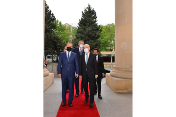 Bakıda Azərbaycan və Gürcüstan XİN başçılarının görüşü keçirilib - YENİLƏNİB-1