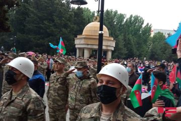 Vətən müharibəsində şəhid olan hərbçi Mingəçevirdə dəfn olunub - YENİLƏNİB - FOTO