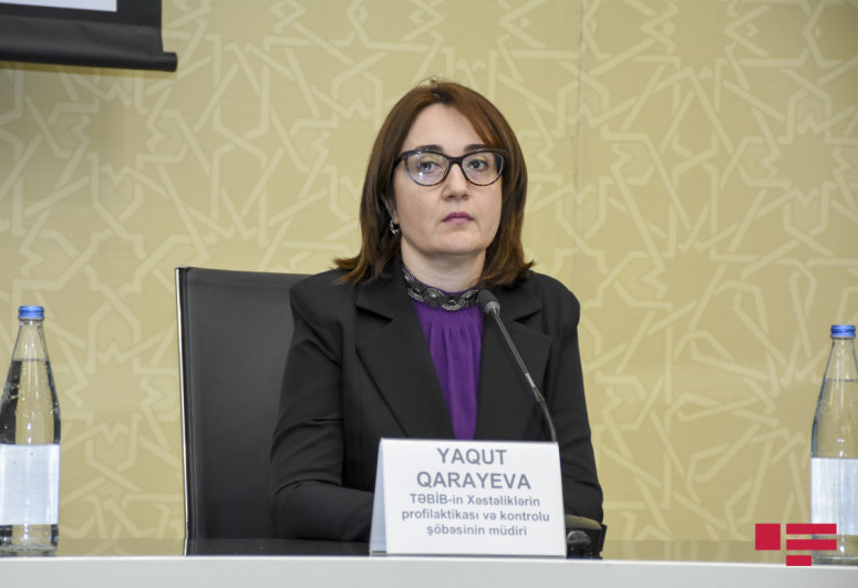 Yagut Garayeva, head of the Disease Prevention and Control Department of TABİB