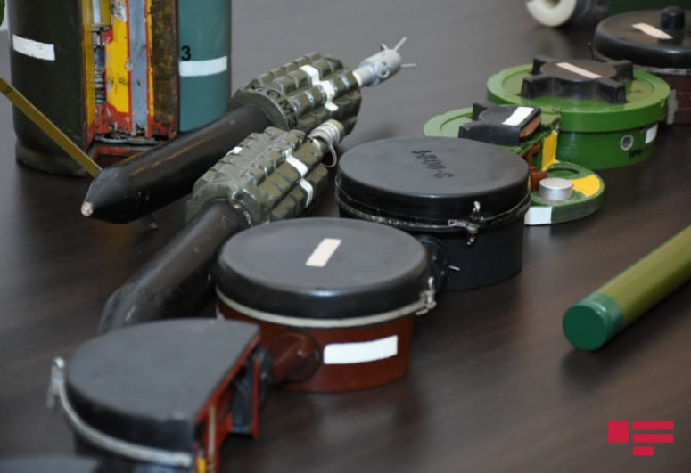В ANAMA организована выставка опасных боеприпасов, обнаруженных на деоккупированных территориях – ФОТО  