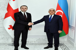 Əli Əsədov,  Gürcüstanın Baş naziri İrakli Qaribaşvili ilə görüş