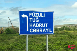 Əhmədbəyli-Füzuli-Şuşa avtomobil yolunun tikintisi