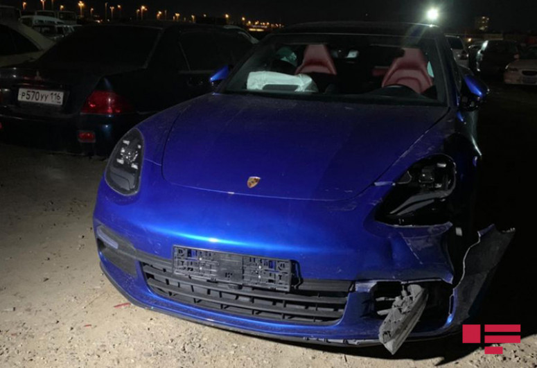 В Баку столкнулись Porsche и KIA, есть пострадавший -ФОТО 