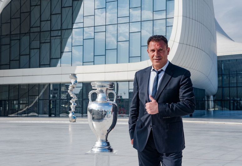 EURO 2020 Trophy to be presented to local residents in central streets of Baku today-PHOTOS 